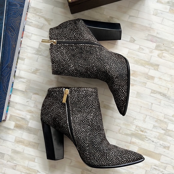 Carrano- Anna Pony Hair Bootie with Stack Heel - Picture 3 of 7